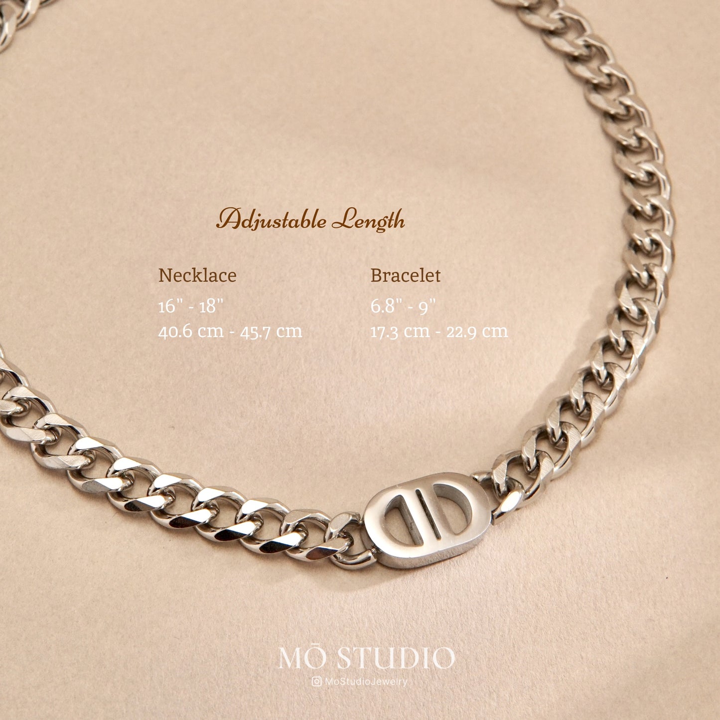 Chunky Cuban Link Chain Necklace - Gold & Silver