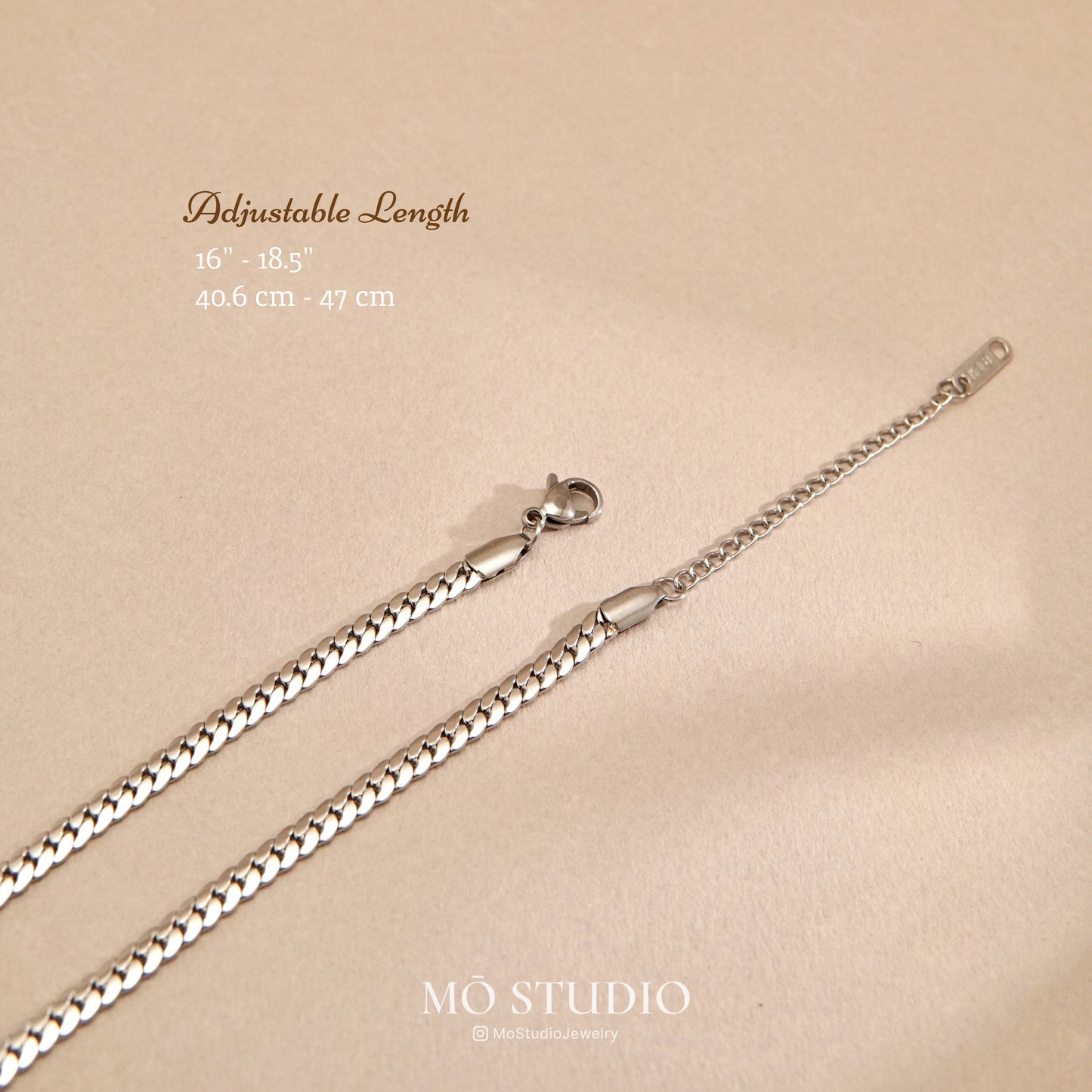 Cuban Snake Chain Necklace - Gold & Silver