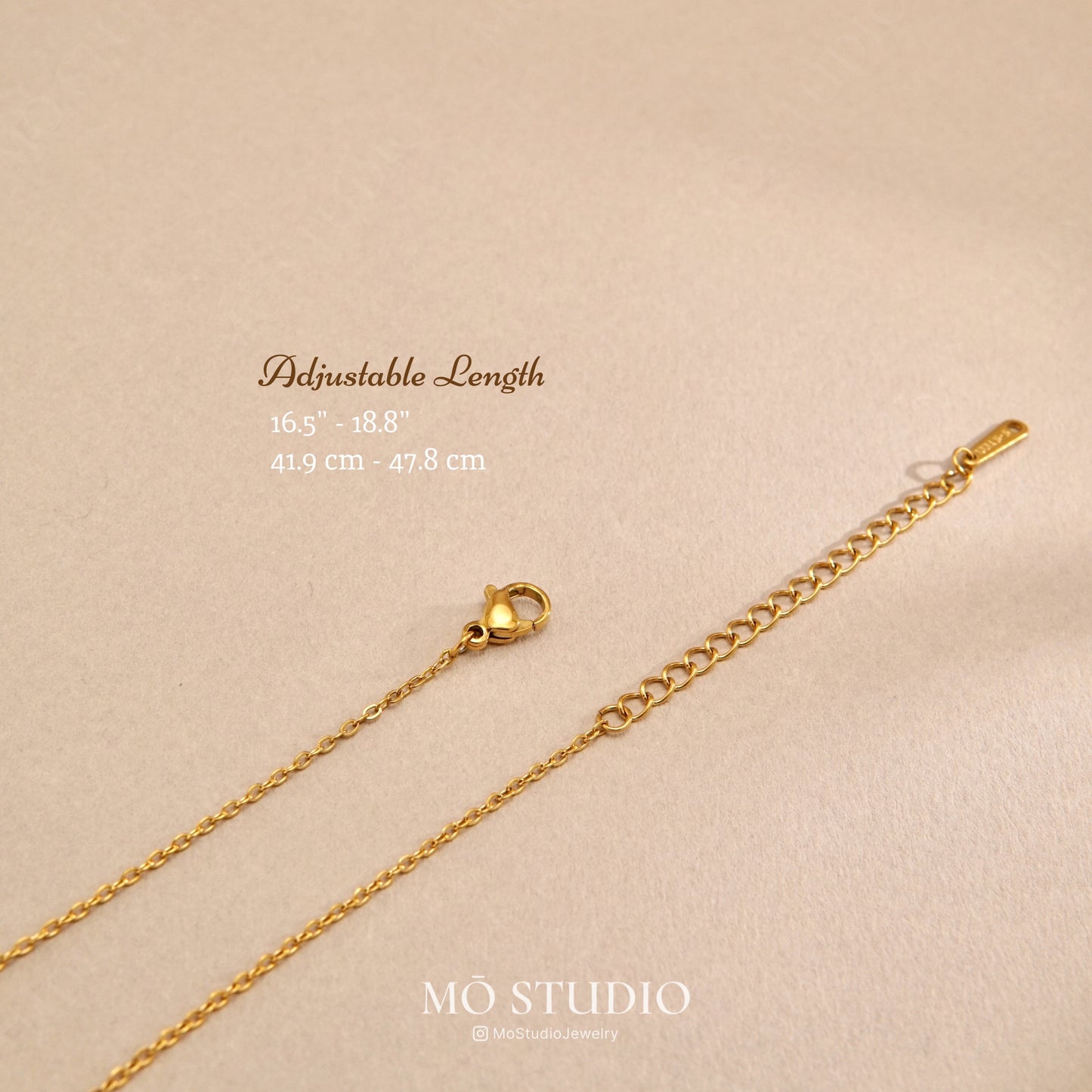 Gold Moon and Star Pendant Necklace